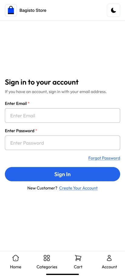 Mobile Login Portal