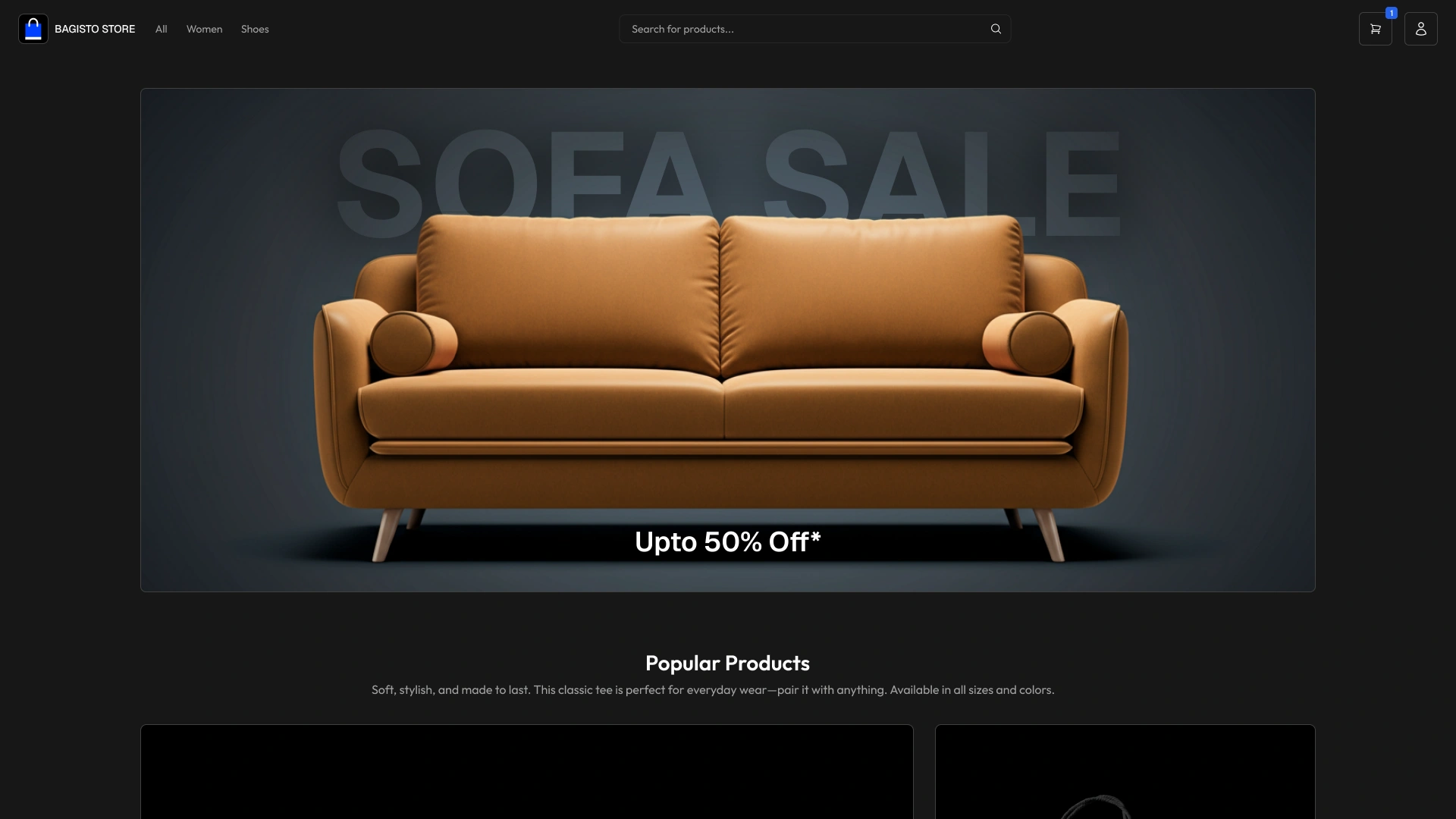 Dark Theme Storefront Mode