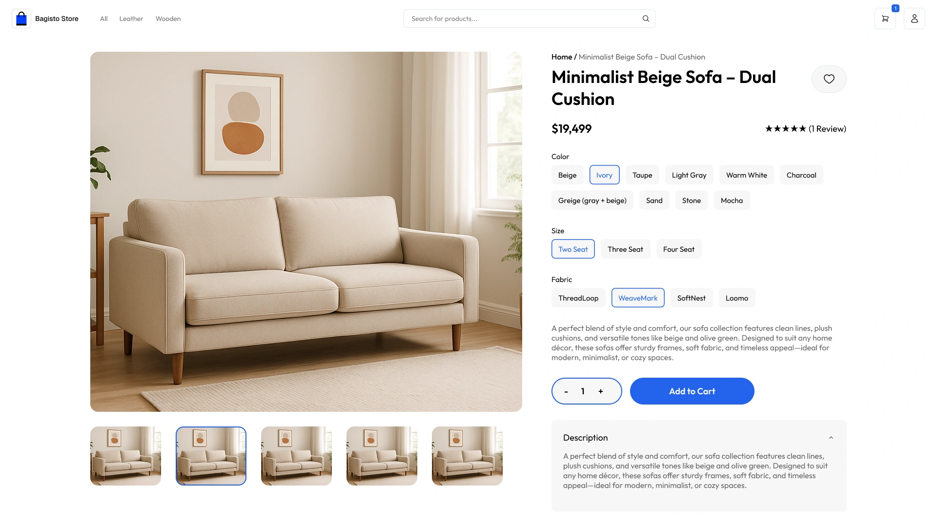 Bagisto Headless Commerce App Mobile Hero