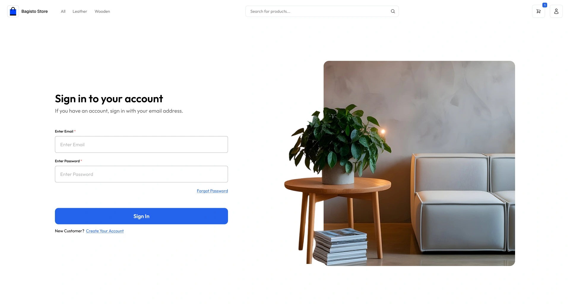 Customer Sign-In & Authentication Portal