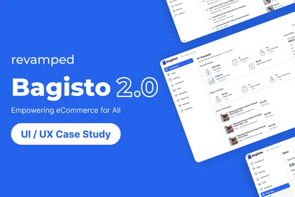 Bagisto Behance Case Study