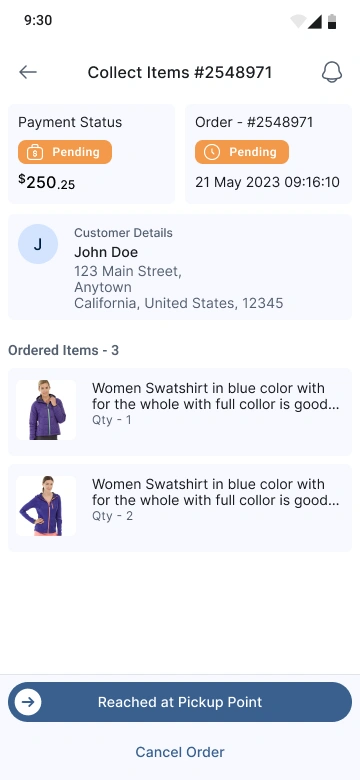 Warehouse Item Collector