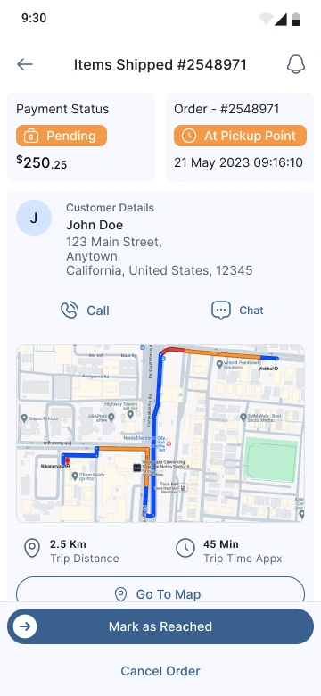 Customer Address Info