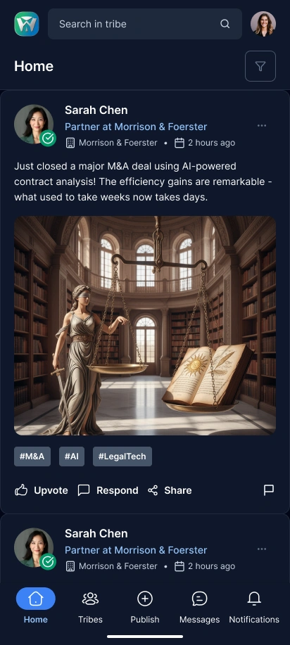 Legal Feed (Dark Mode)