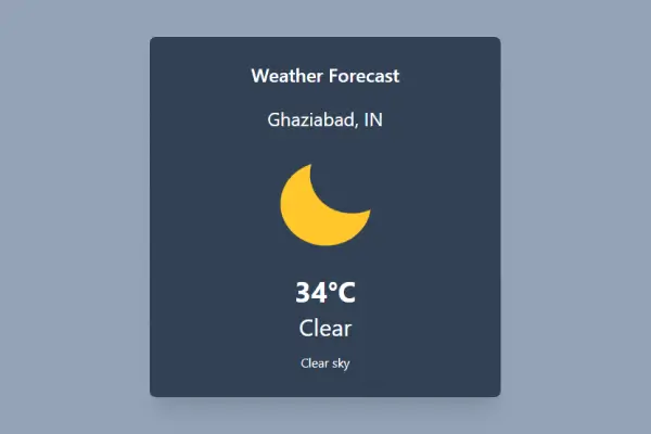 Weather Web App